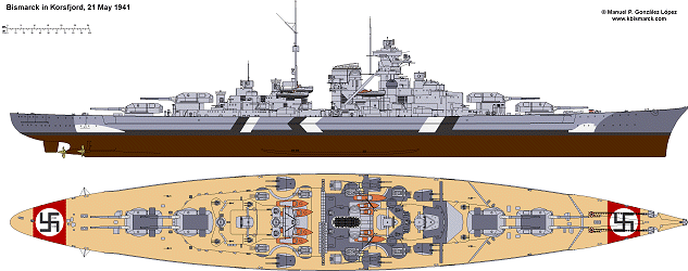 Bismarck Camouflage Paint