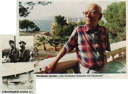 Georg Lassen auf der Terrasse seines Seniorenapartments