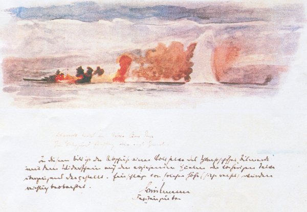 Bismarck under fire