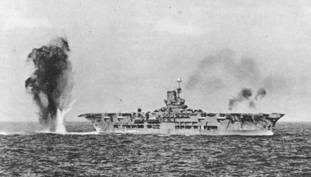 HMS Ark Royal under Attack