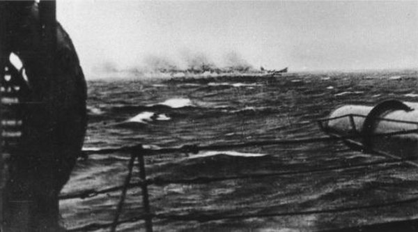 Sinking Bismarck