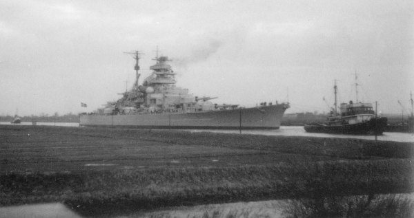 Bismarck in the Kiel Canal