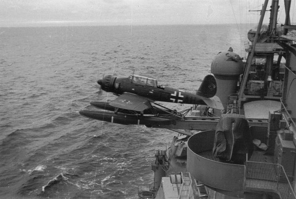 Launching of Arado Ar 196