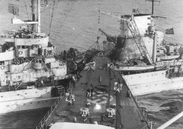 Prinz Eugen Collision Leipzig